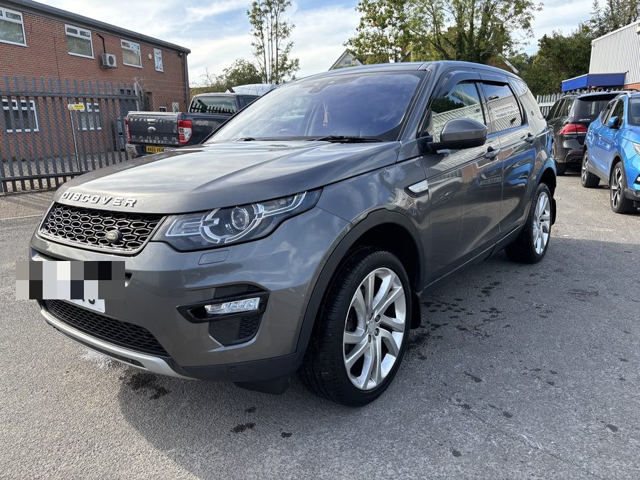 Grey Land Rover Discovery Sport after bodywork repair in Crowborough
