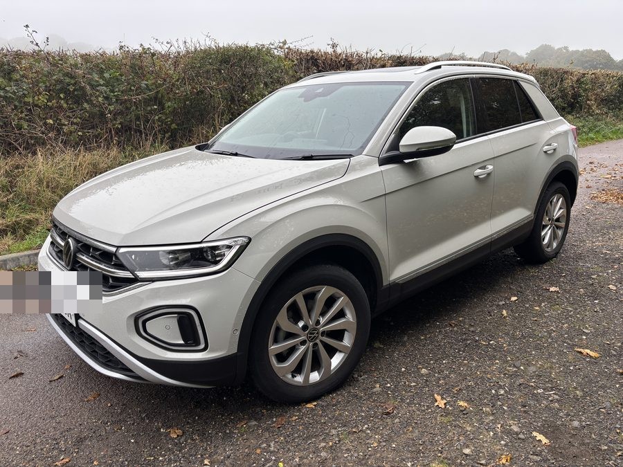 Silver Volkswagen T-Roc after accident repair at Crowborough Accident Repair Services